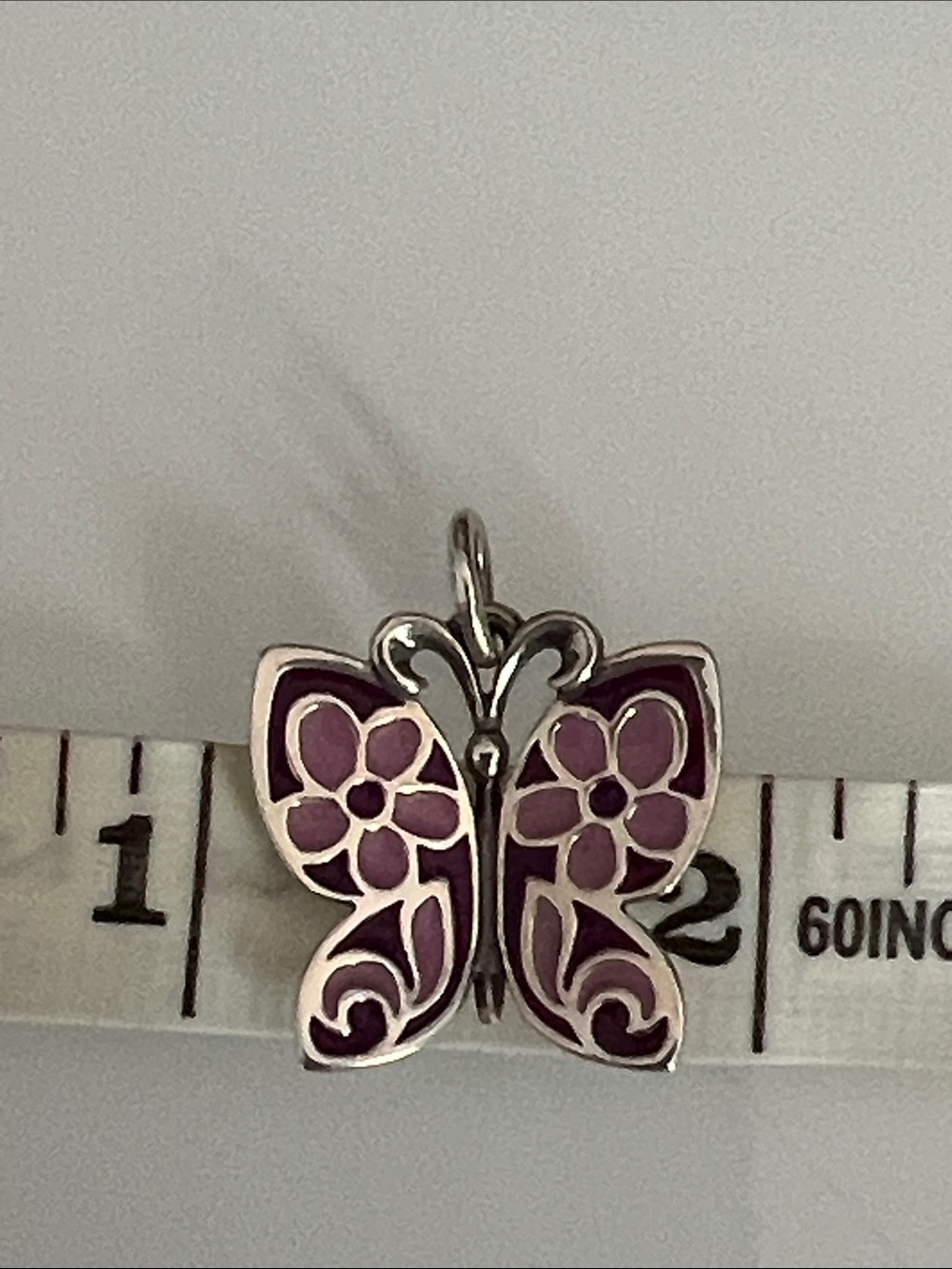 James Avery Purple Butterfly Enamel Pendant Necklace - Women Jewelry - Picture 3 of 4